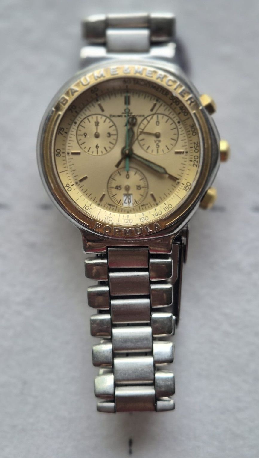 baume mercier mens watch formula one