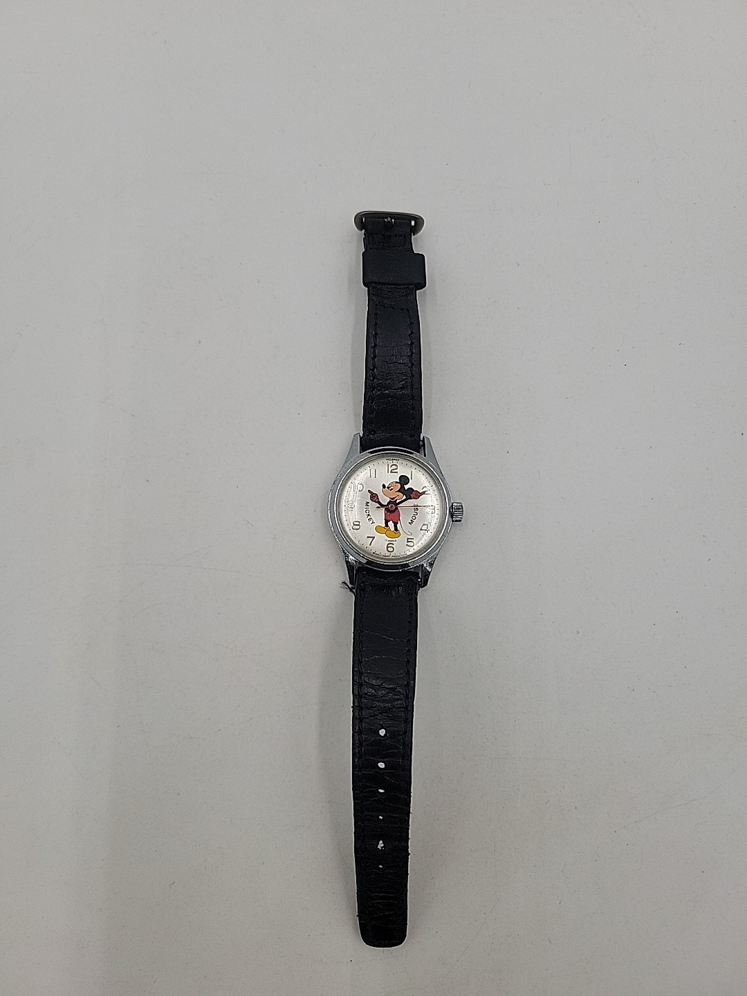 Vintage Helbros Mickey Mouse Watch 17 Jewels Walt Disney Productions W. Germany
