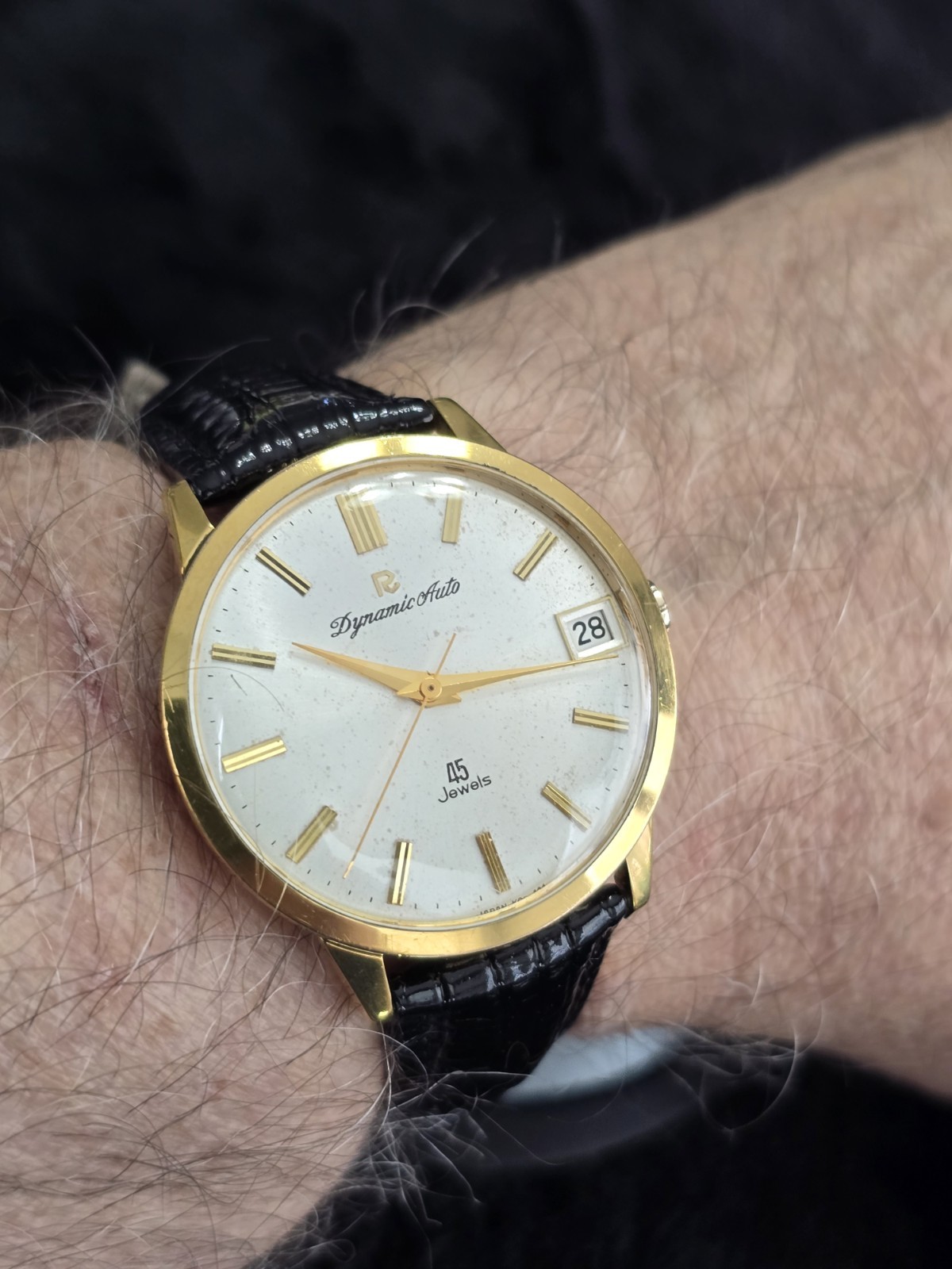 Rare Vintage 1960s RICOH Dynamic Auto 45 Jewel Automatic Gent’s Watch