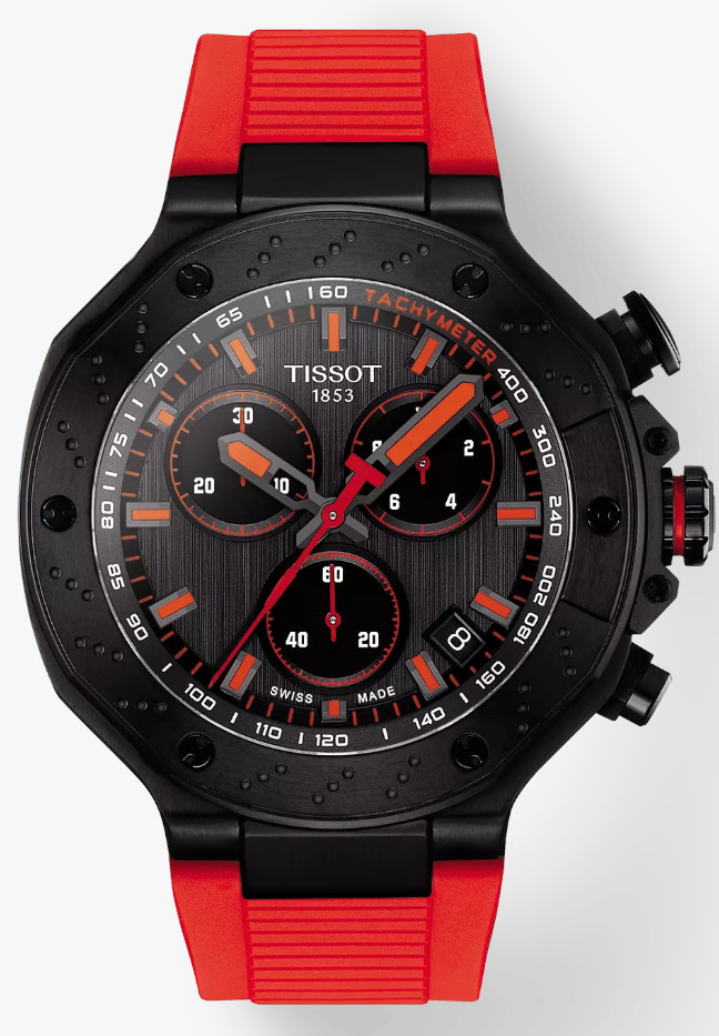 Tissot T-Race Chronograph Dark Grey & Red Men’s Watch Quartz T141.417.37.061.01