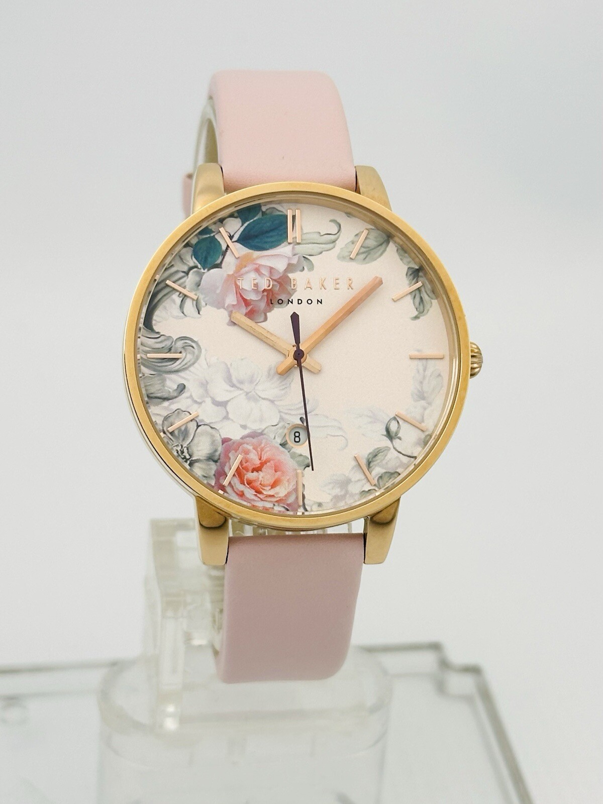 Ted Baker Women’s 10030653 Classic Multicolour Dial With Pink Leather RG Watch