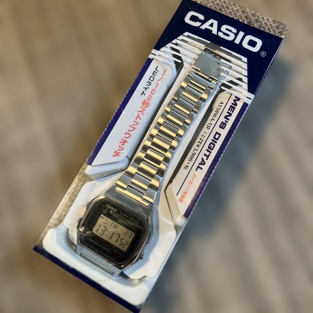 CASIO A158WA-1JF Digital Watch (Main Unit)