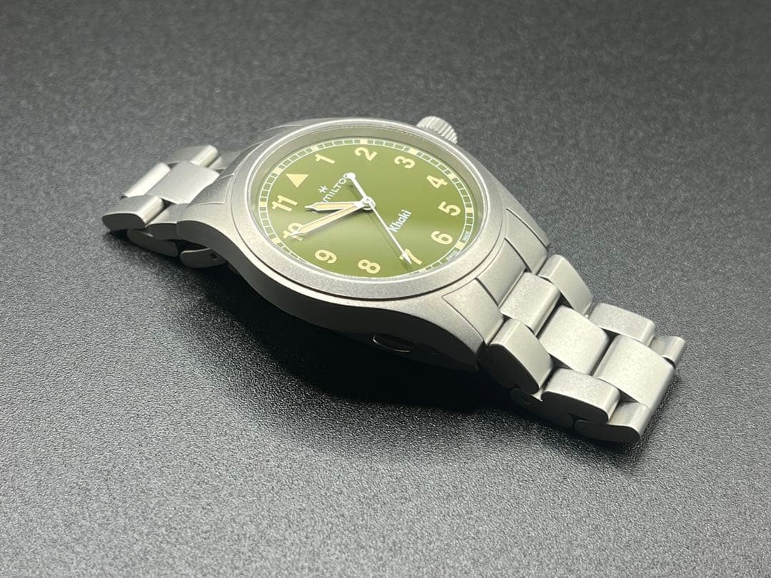 Hamilton Khaki Olive Green Dial Watch H694010