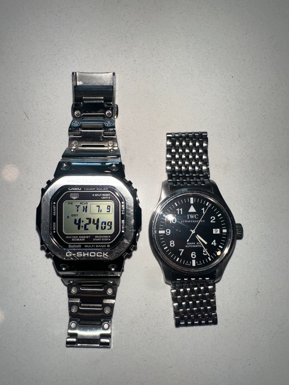 G-Shock Full Metal Silver Bluetooth Tough Solar Men’s Watch GMW-B5000D