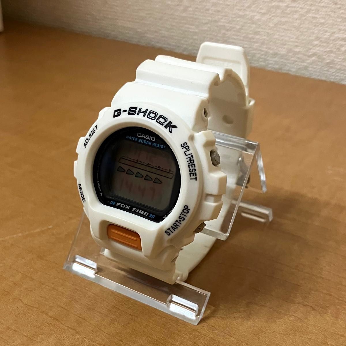 G SHOCK DW 6600B CASIO Wristwatch White G SHOCK Digital
