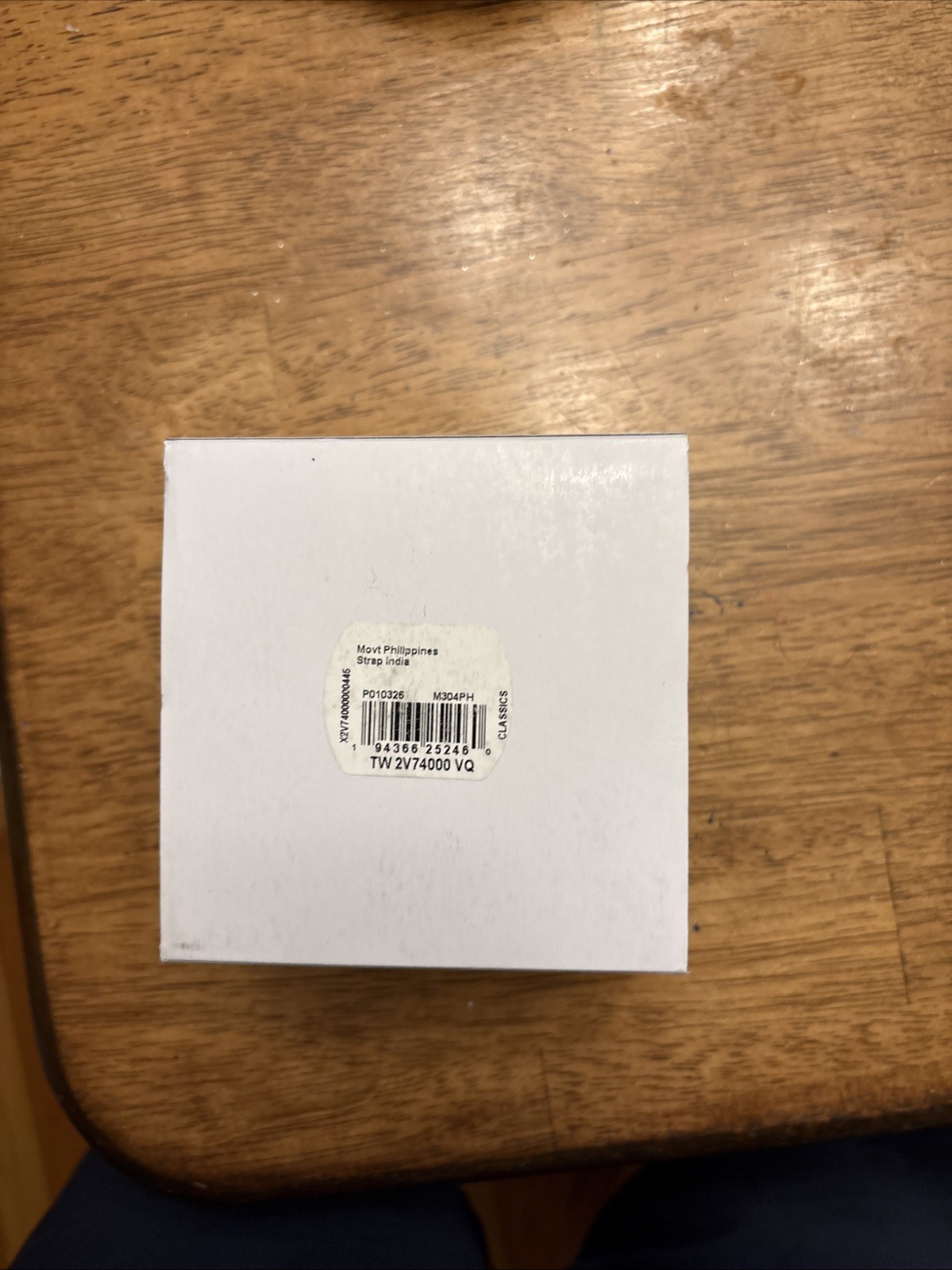 Timex Chronograph Quartz Watch White Dial Gray NATO Strap w/ Original Box Runs
