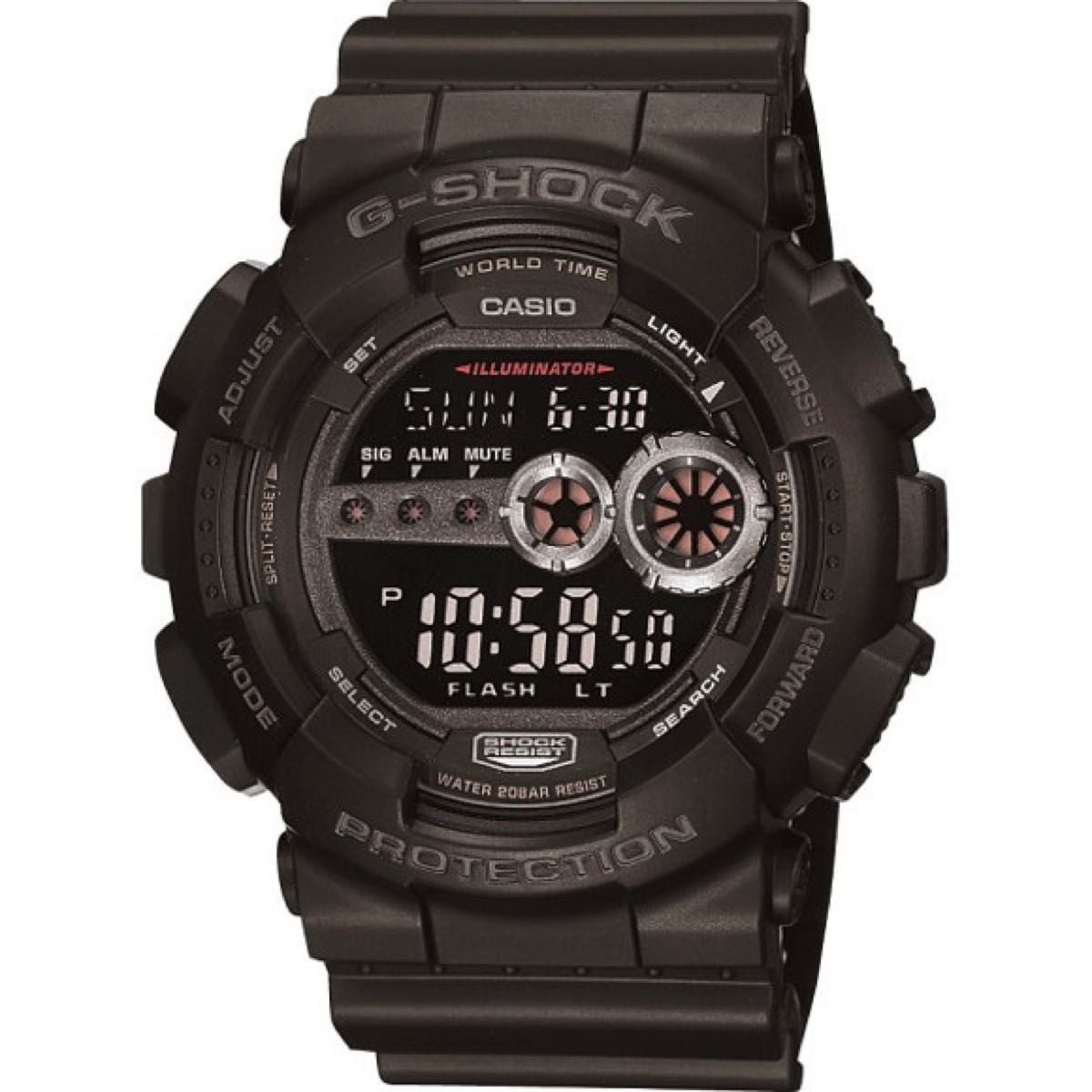 CASIO G SHOCK watch GD 100 1BJF new black
