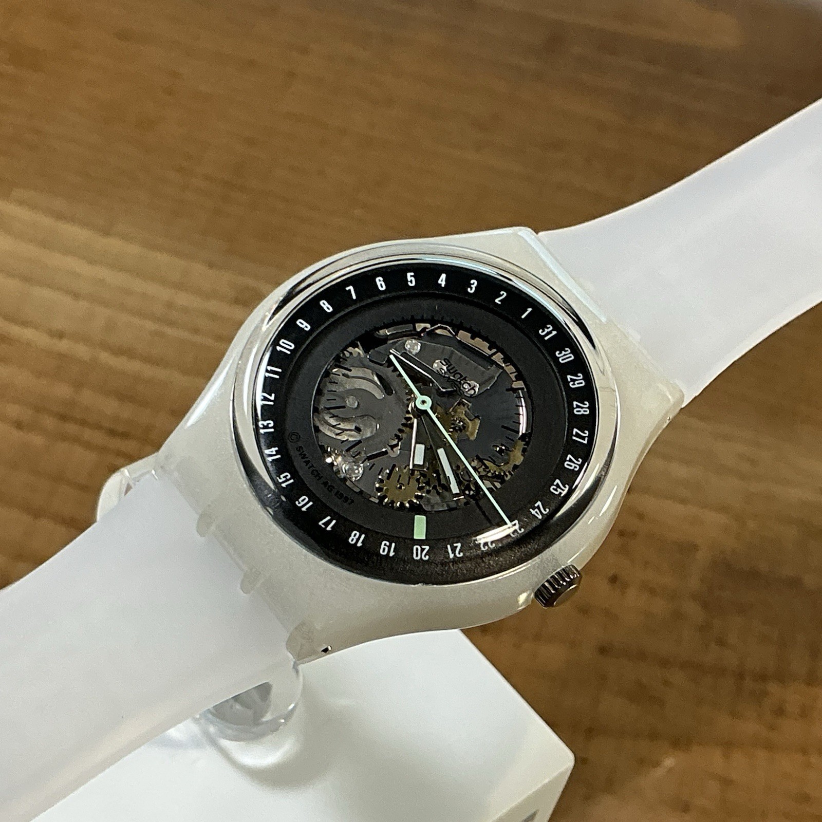 See Through – Skeleton – Semi Transparent – MINT – HTF [ 34mm ]