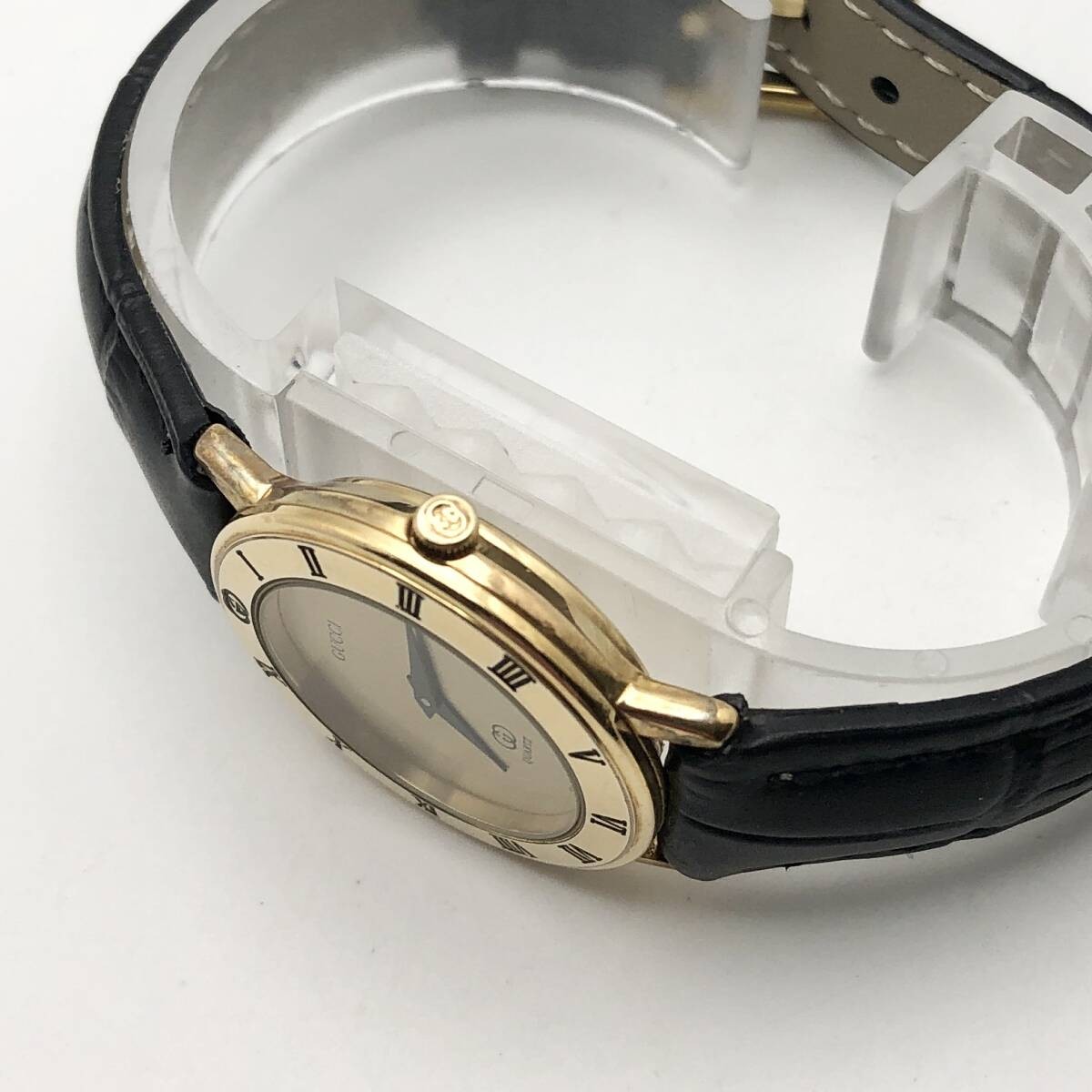 GUCCI Good condition Operational GUCCI(Gucci) 3001L ladies’ gold quartz wristwa
