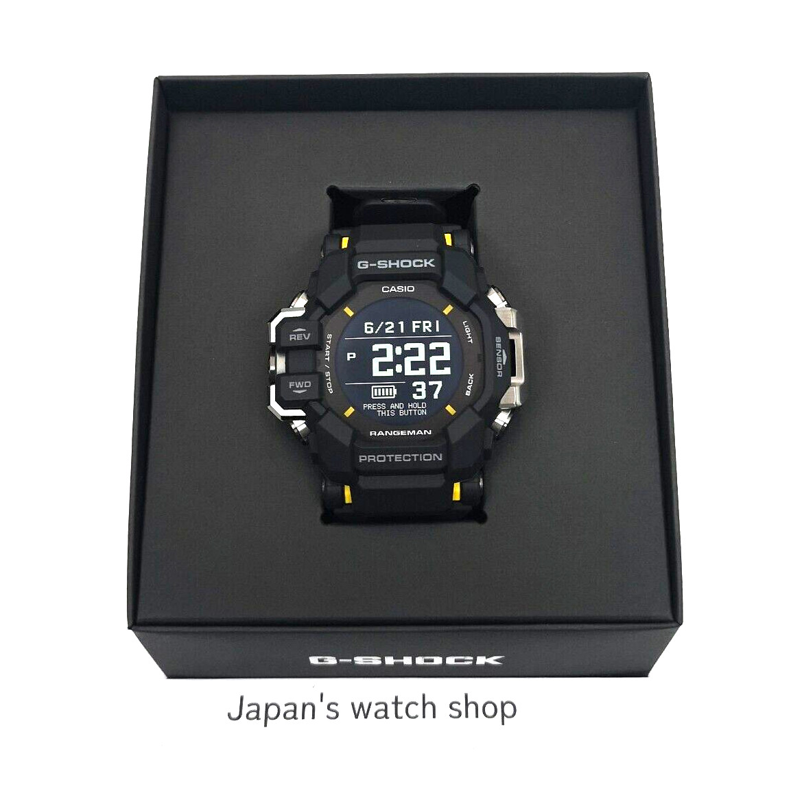 CASIO G-SHOCK MASTER OF G Rangeman GPR-H1000-1JR Black Men’s Watch New in Box