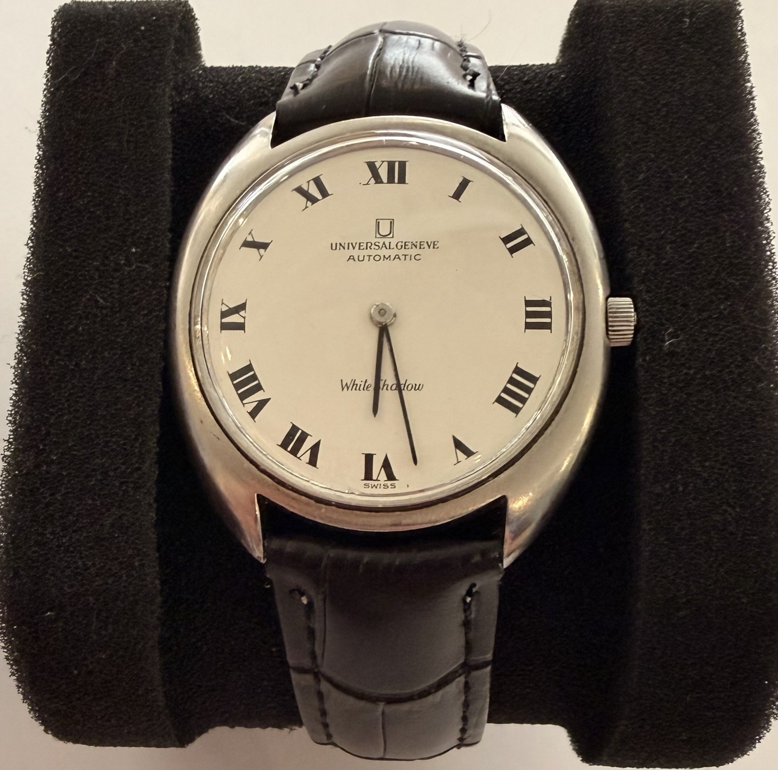 Universal Geneve 866102 White Shadow, Roman Numerals, Automatic, Micro-Rotor