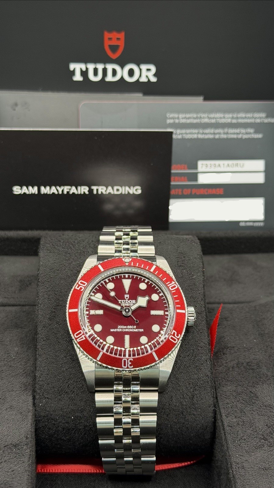 Tudor Black Bay 58 Burgundy M7939A1A0RU-0001 2026 Complete New
