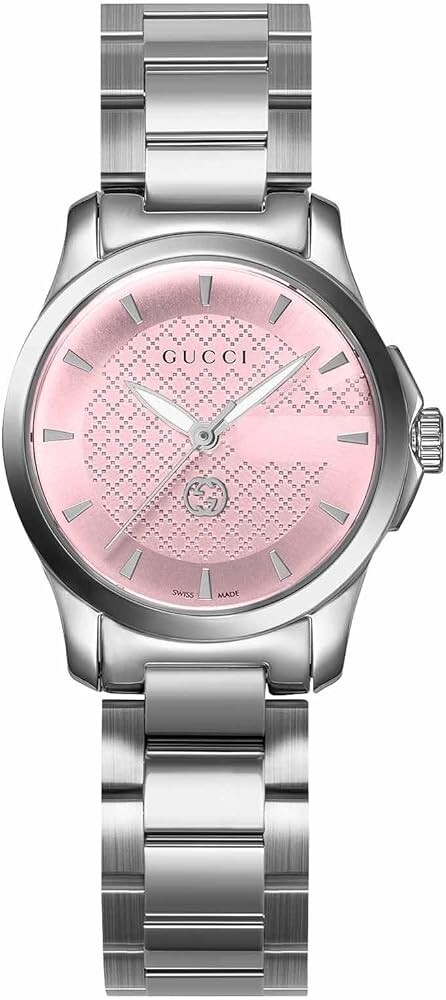 Gucci G-Timeless YA1265047 Women’s Swiss Pink Dial Watch – Retail Price $1250