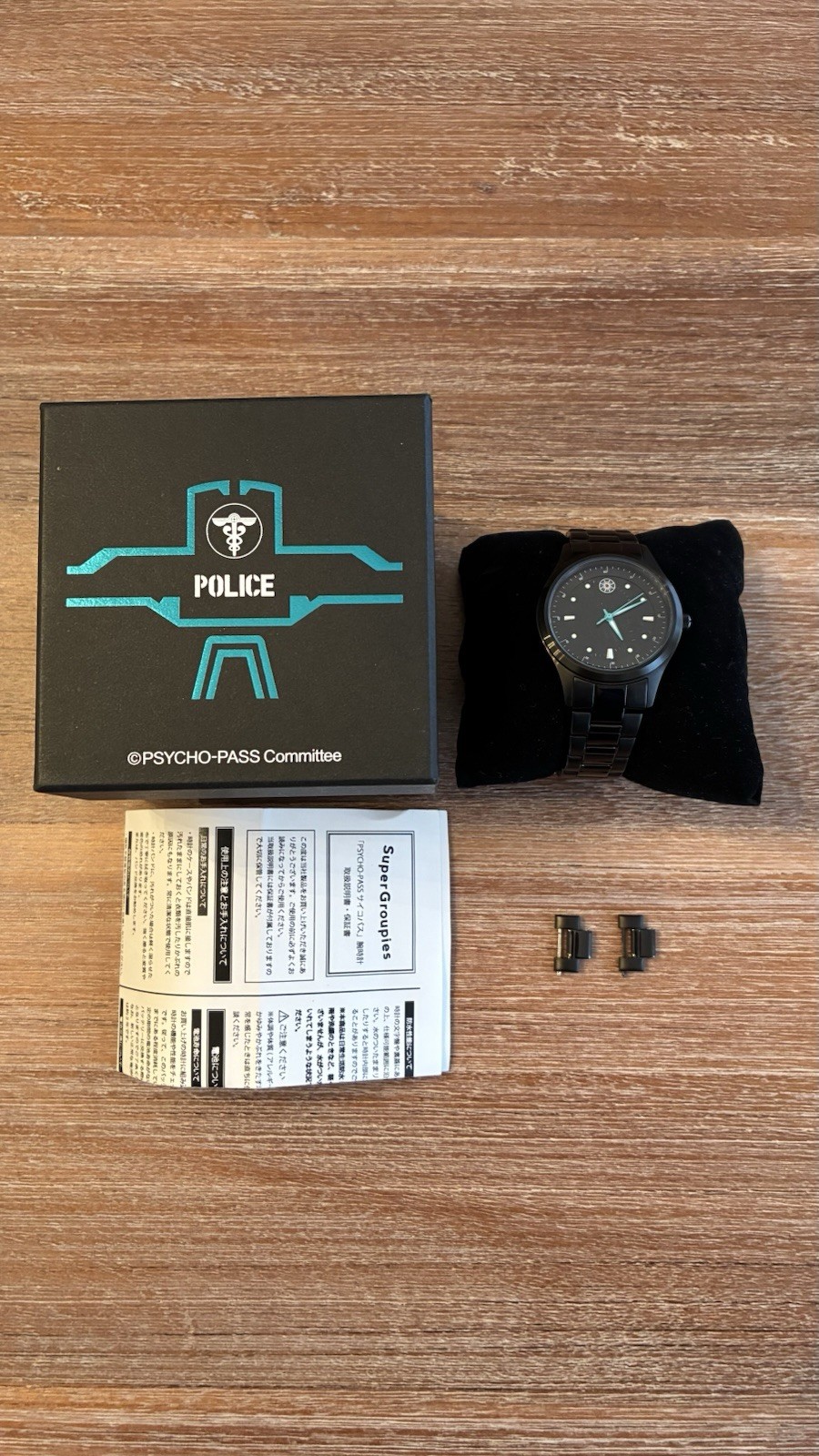 GOOD CONDITION Super Groupies Psycho-Pass Dominator Model Wrist Watch USA SELLER