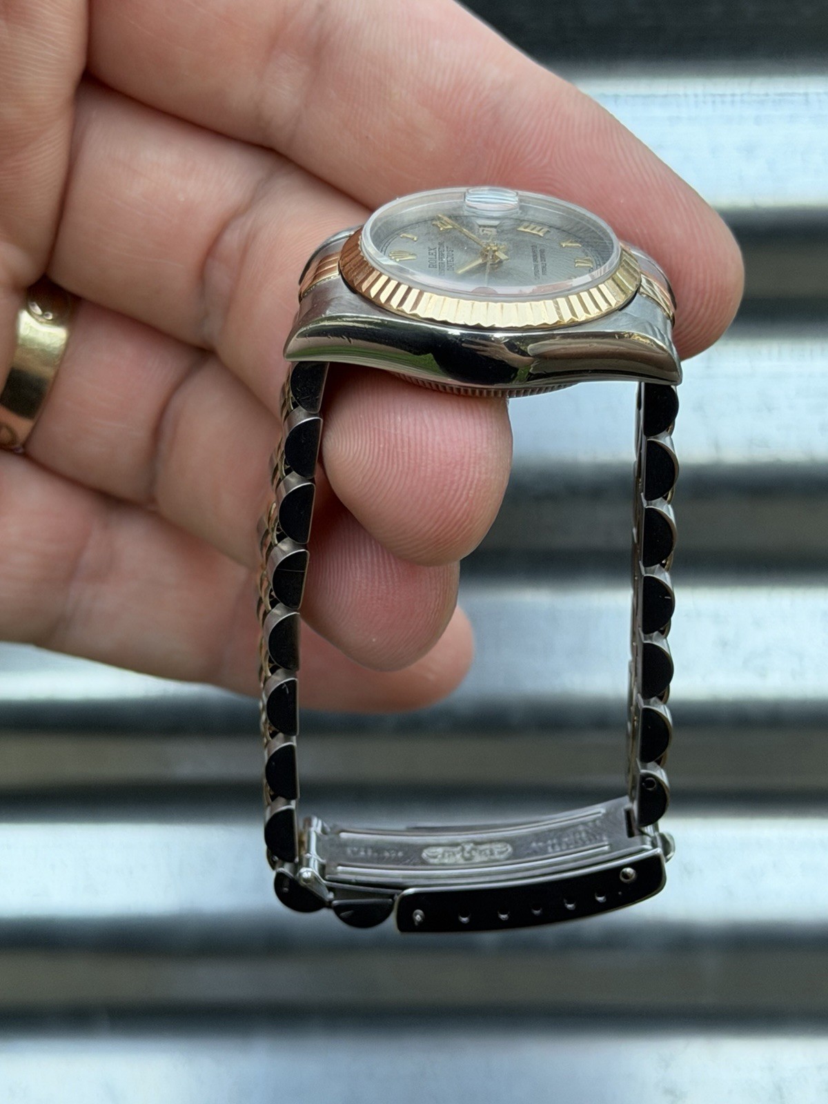 Rolex Lady-Datejust 26mm 69173 Gold and Steel Jubilee Bracelet Box & Papere
