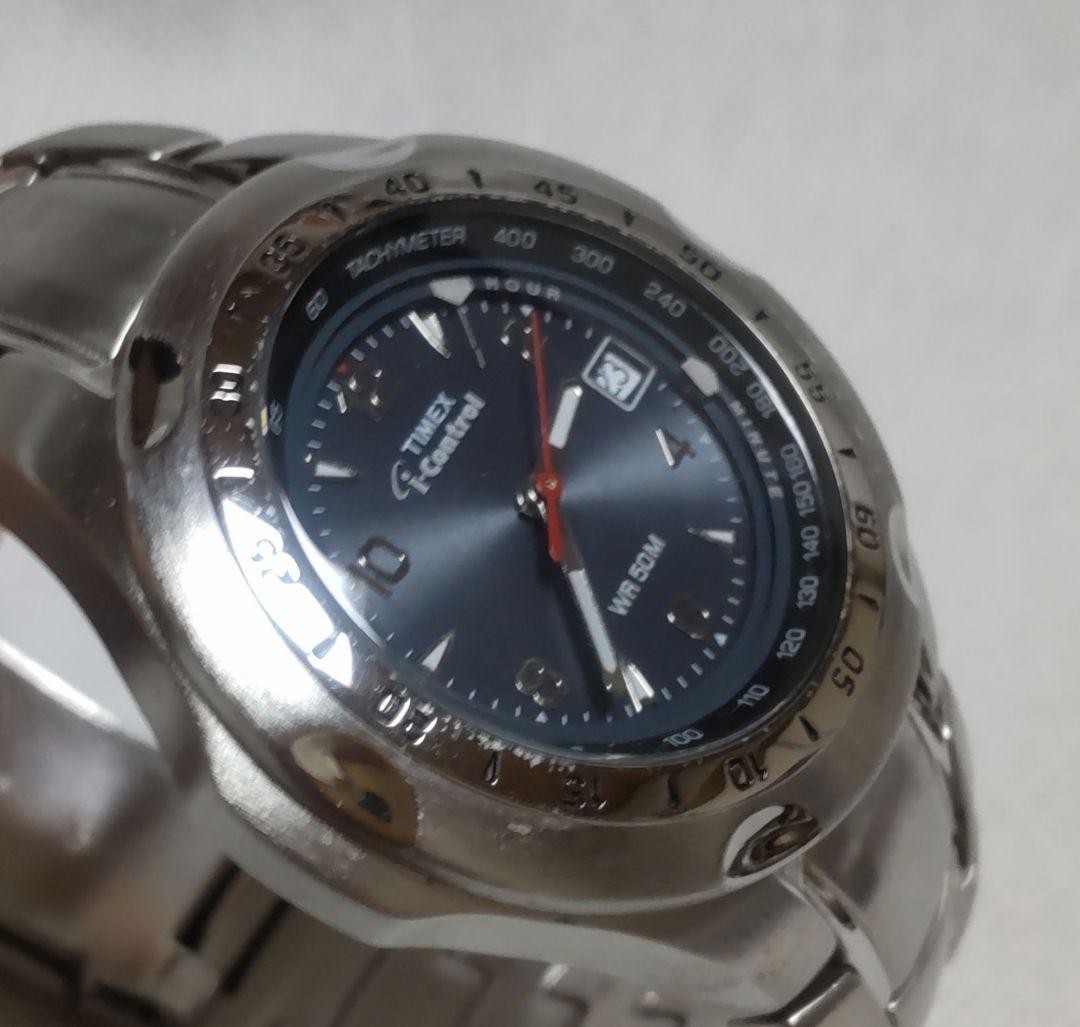 Timex Quartz Mens Wristwatch 41mm Silver Color Wrist 20.5cm/8.1in