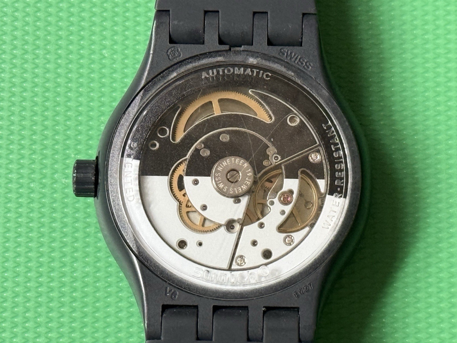 Swatch Sistem51 Clouds watch (model SUTA401) Read Description