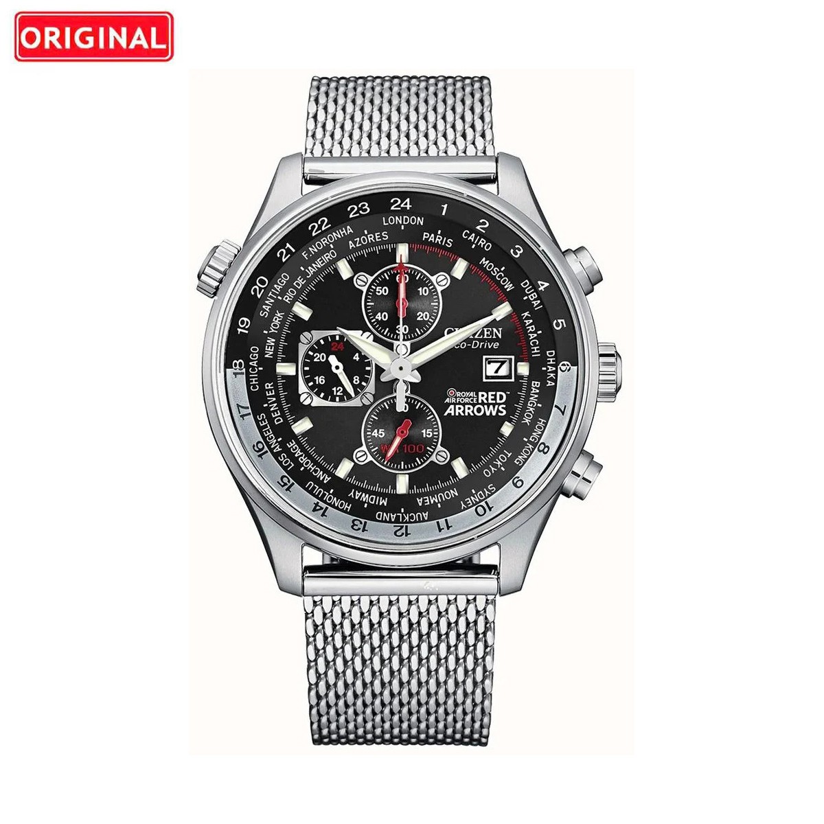 CITIZEN X Royal Air Force Red Arrows Eco Drive Dark Dial Men’s Watch CA0080-71E