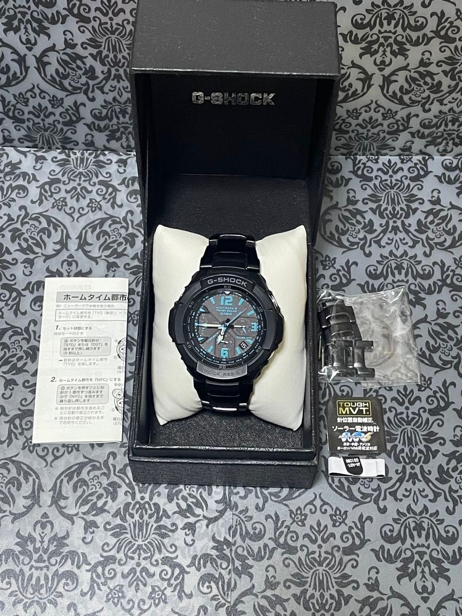Item G SHOCK GW 3000BD 1AJF Metal Band CASIO Sky Cockpit Black Working Item