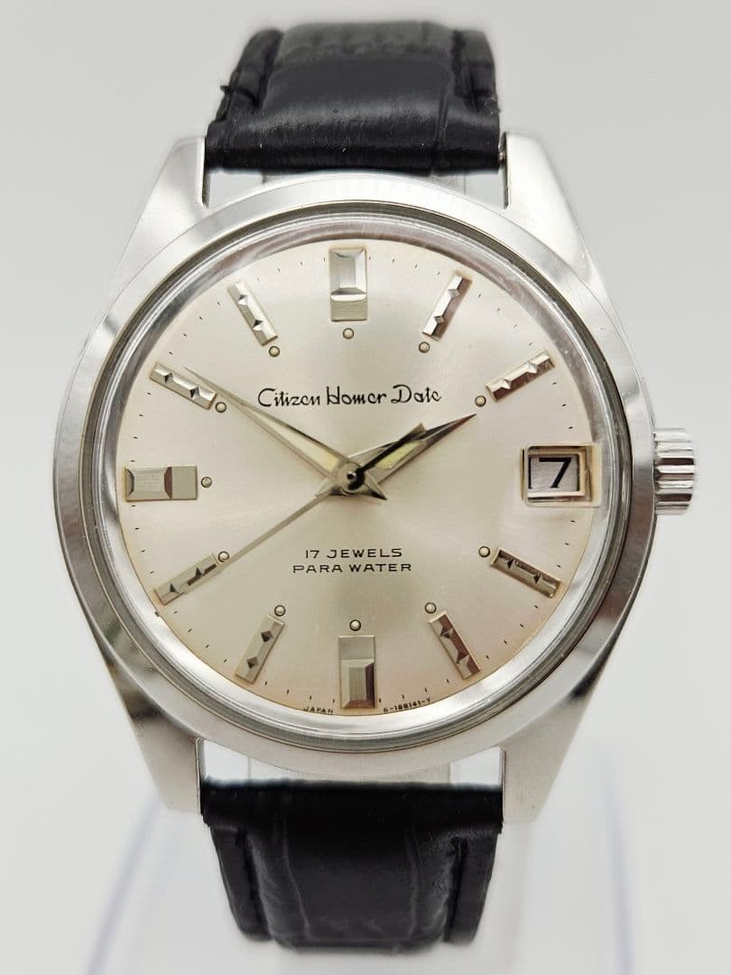 Citizen Homer Date 63-1019 Manual 17 Jewels Watch Used