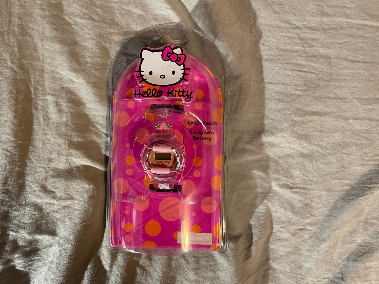 SEALED Sanrio Hello Kitty LCD Watch Digital Wristwatch Pink Purple Nelsonic