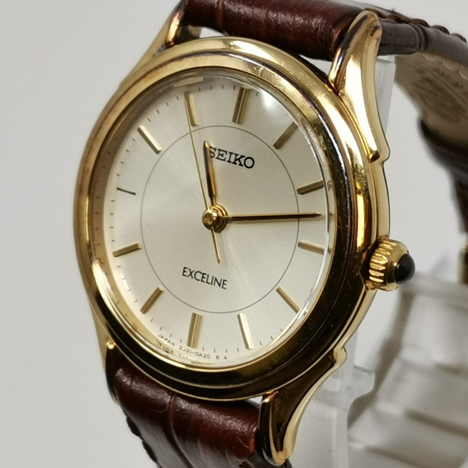 SEIKO EXCELINE SGP30 Operation Unconfirmed Due to No Battery Ladies Watch Gold M