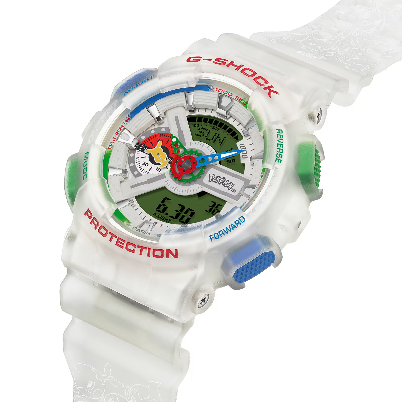 Casio G-SHOCK × Pokémon 30th Anniversary — Limited Edition — NEW — GA-110PKM-7A