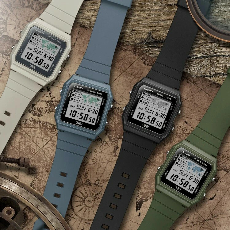CASIO CLASSIC Series LF-30W-1AJF Japan Unisex 37.8×33.7×8.6mm 23g 20mm Black
