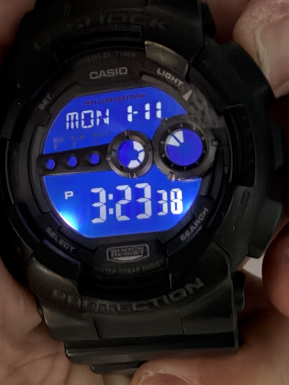 Casio G-Shock GD-100 New Battery Mod 3263 48MM 8.5″ Black Military Mens Watch