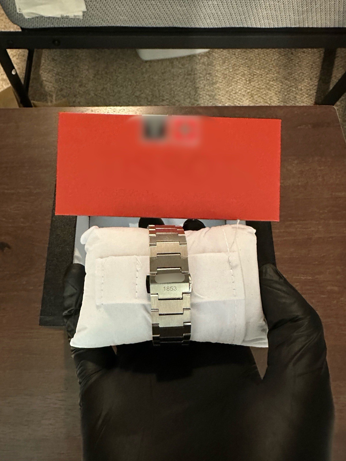 Silver and Blue Luxury Watch 40mm