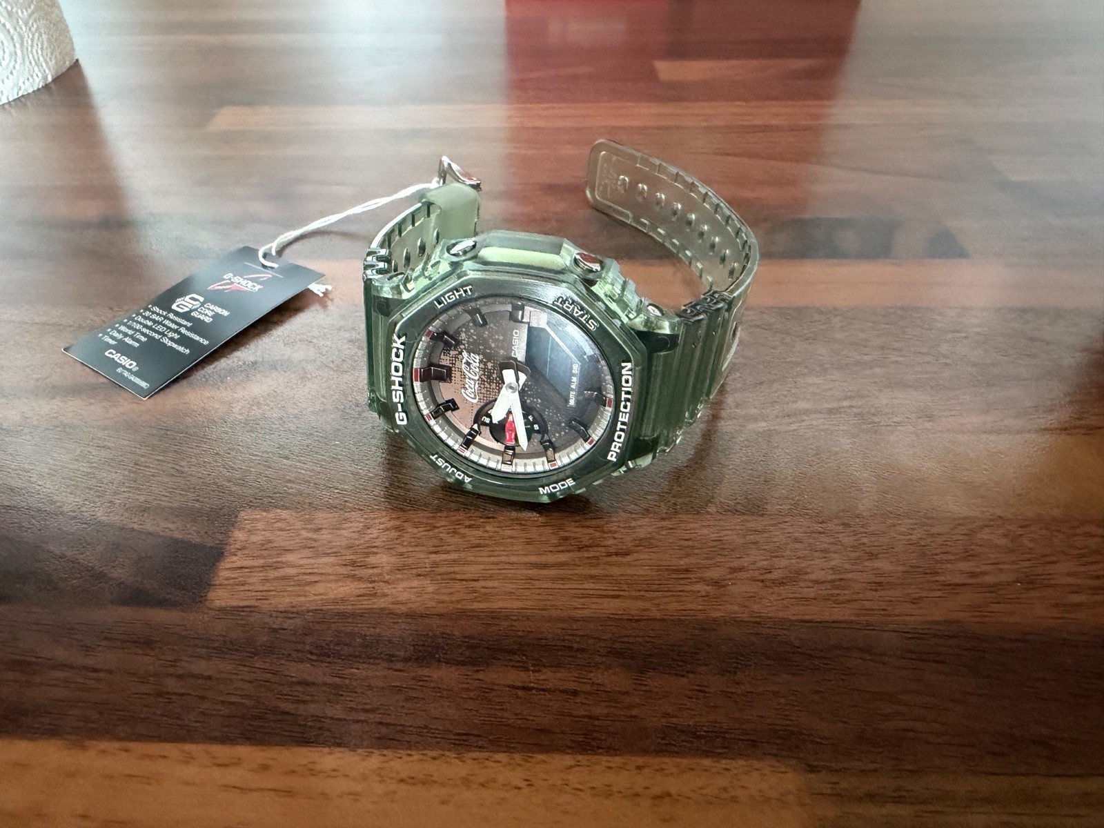 CASIO G-SHOCK x Coca-Cola GA-2100CC-3AJR. In Hand, With Box And Papers