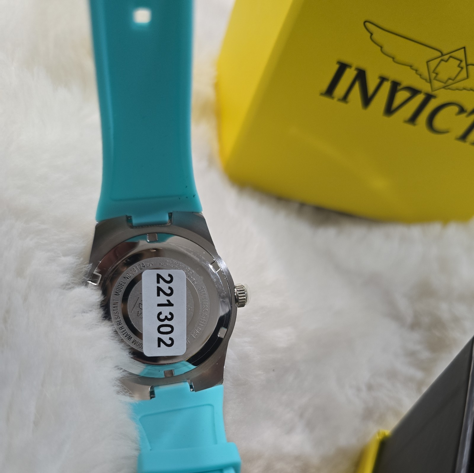 Invicta Angel Quartz Light Blue Dial Ladies Watch 24124