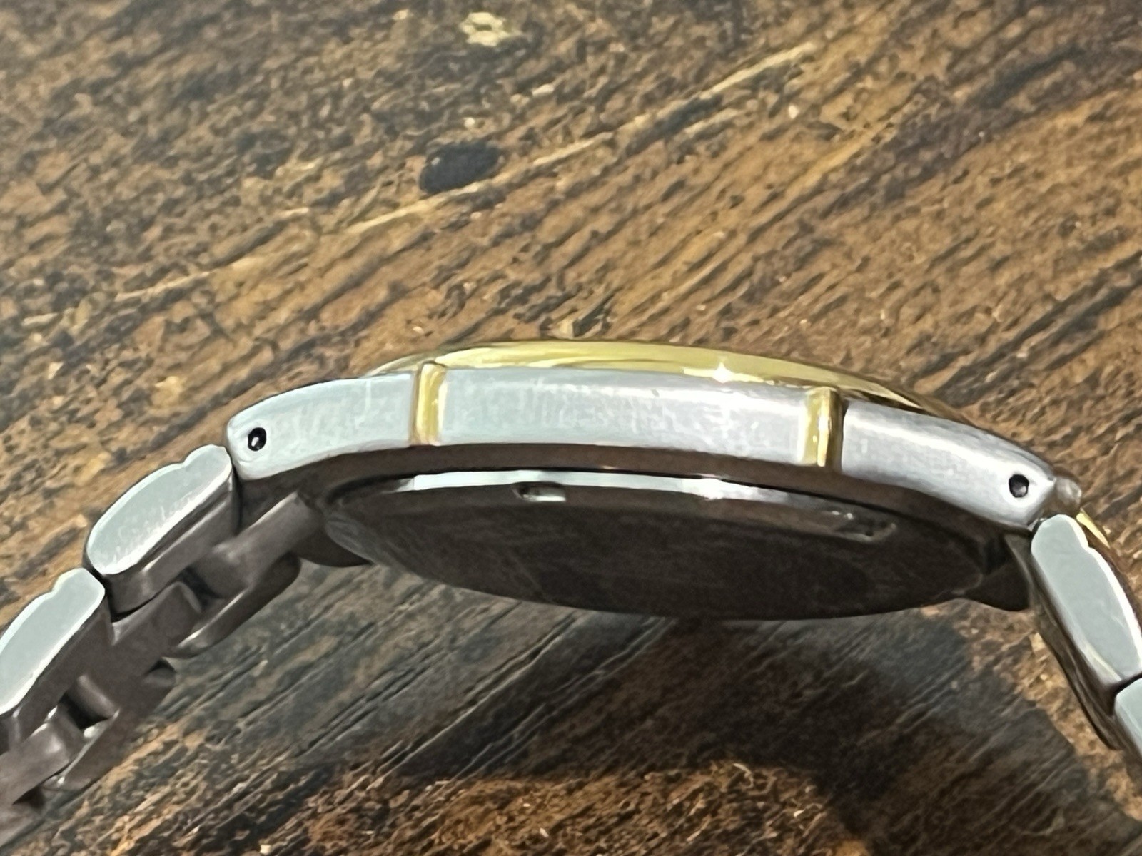 Fossil Arkitekt Men’s Watch Quartz FS-2700 Stainless Two Tone 35mm Collectible