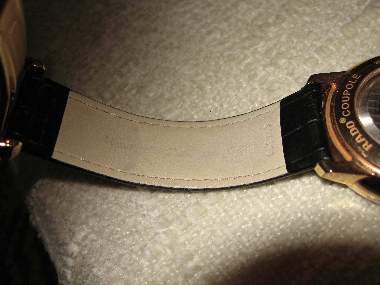 RADO Coupole Classic Automatic Power Reserve Black Dial Rose Gold 41mm Men Watch