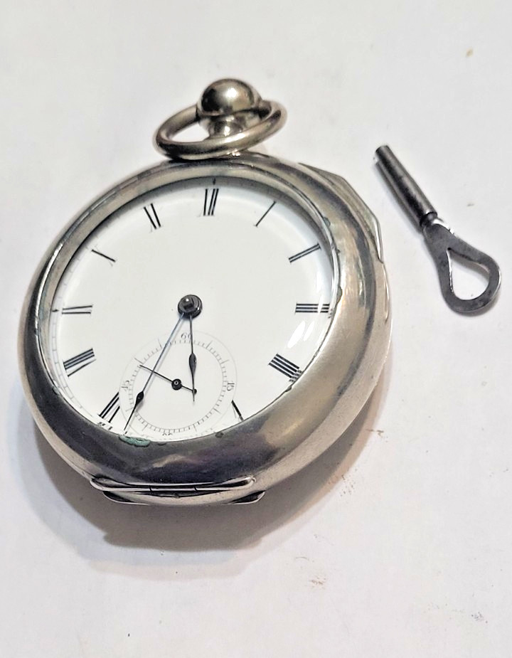 Antique 1872 American Waltham Home Watch Co. 18S KEY WIND Pocket Watch