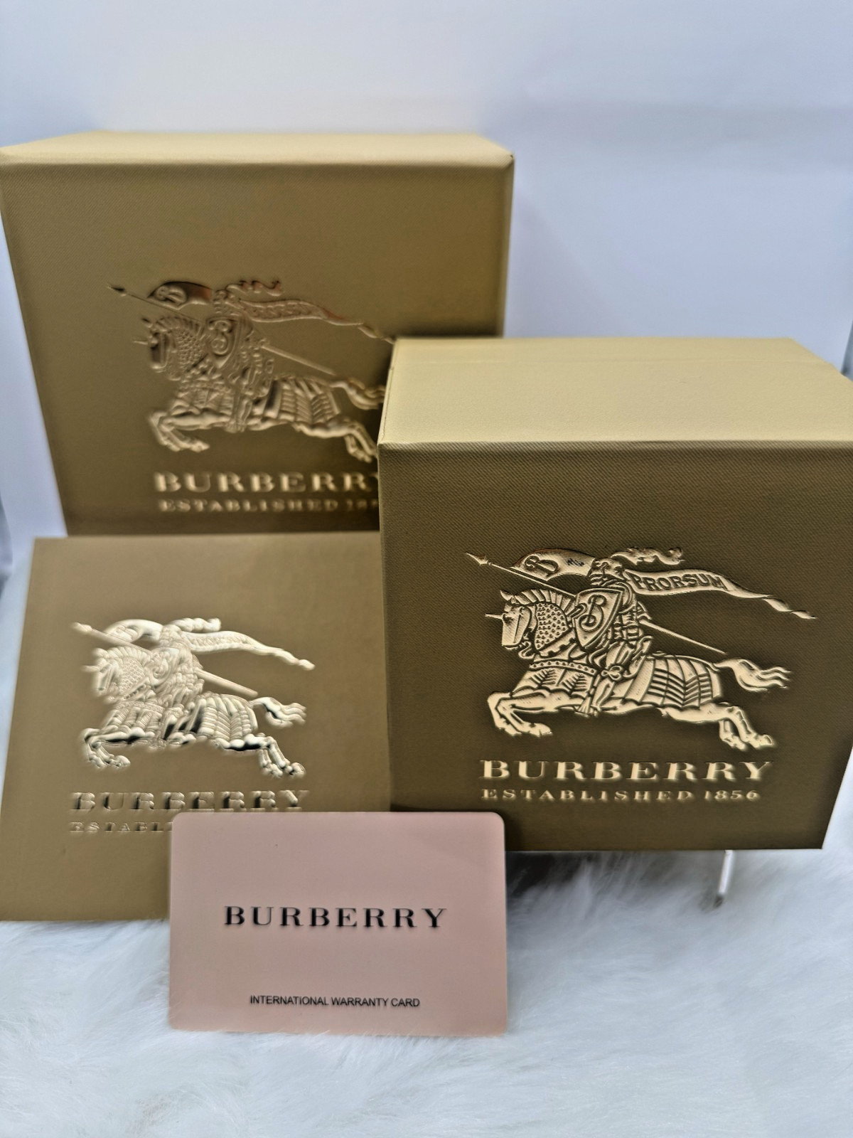 Burberry BU10101 The Classic Tan Gold Tone Steel 32 mm Women’s Watch W/Box