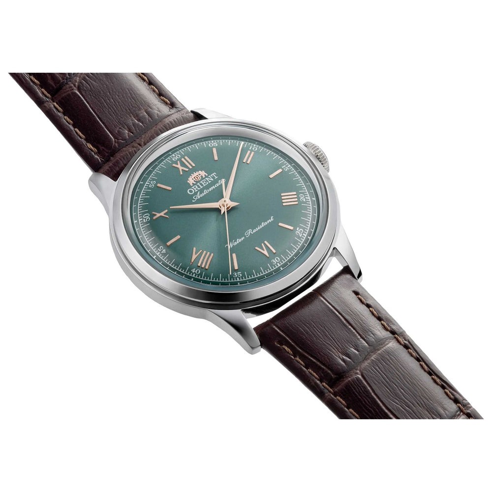 Orient Men’s Bambino No Date Green Dial Automatic 38mm Watch RA-BB0001E