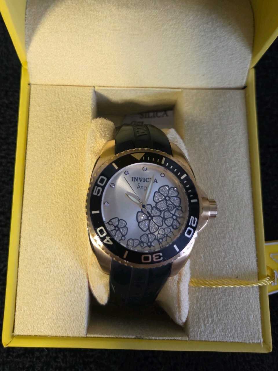 Invicta 23488 Angel Lady 38mm Watch Quartz *Pre-owned*