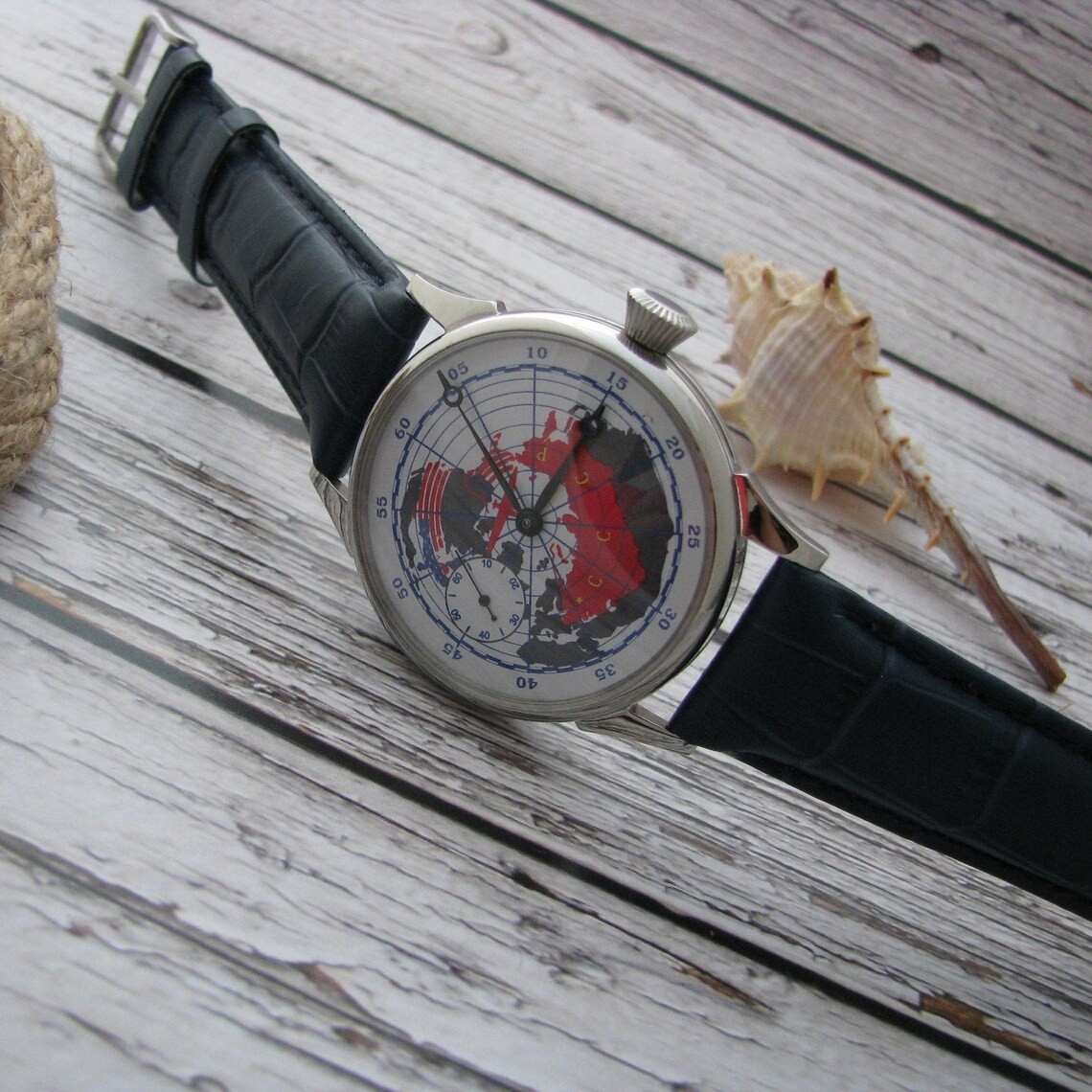 Vintage Soviet Mechanical Watch for Men – USSR Cal. 3602 – Collectible