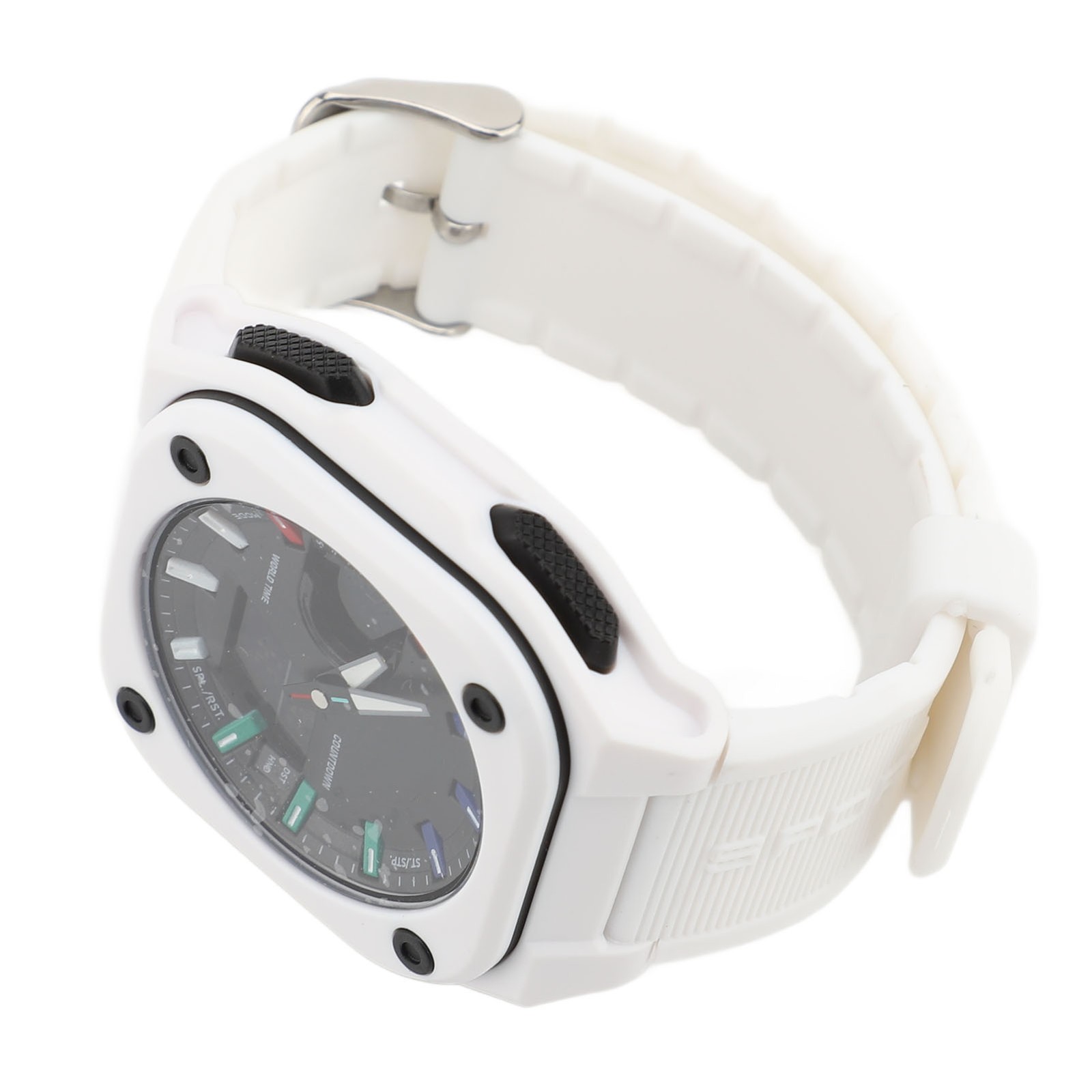 Digital Sports Watch Water Resistant EL Backlight Stopwatch Alarm TPU Strap