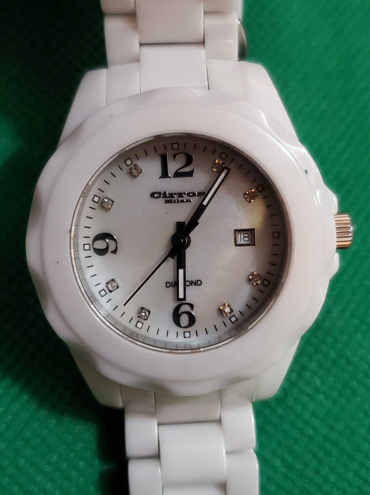 Cirros Milan Cs2418l Ceramic with Diamond Watch