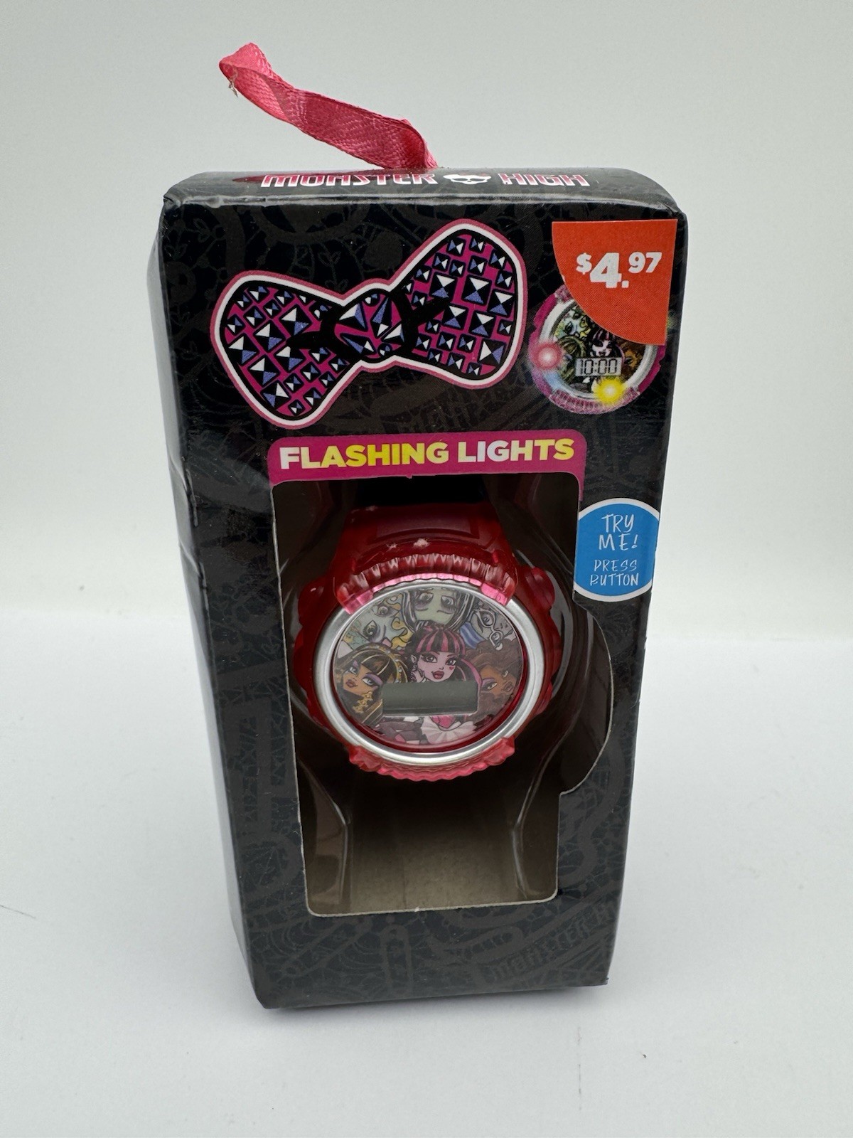 Monster High Mattel Digital Watch Needs Battery 2014 Purple Pink Girls NEW