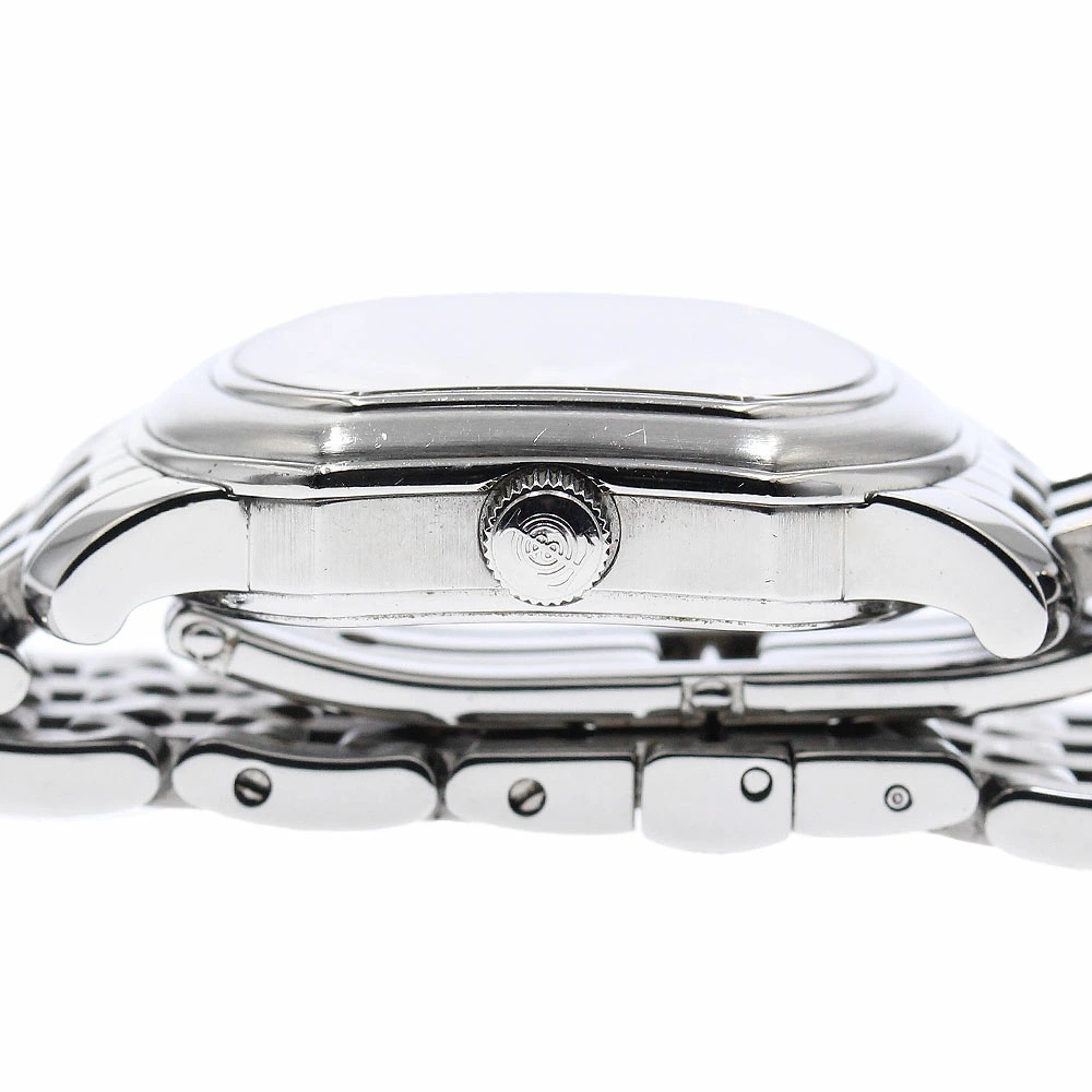 Tiffany & Co. Mark Coupe Date Quartz Ladies Watch Silver Dial Accessary Auth