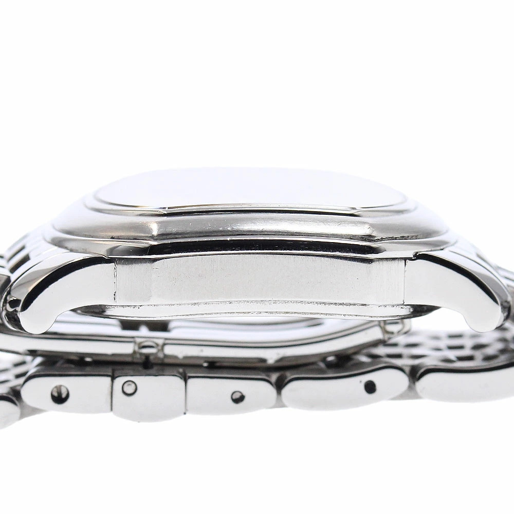 Tiffany & Co. Mark Coupe Date Quartz Ladies Watch Silver Dial Accessary Auth