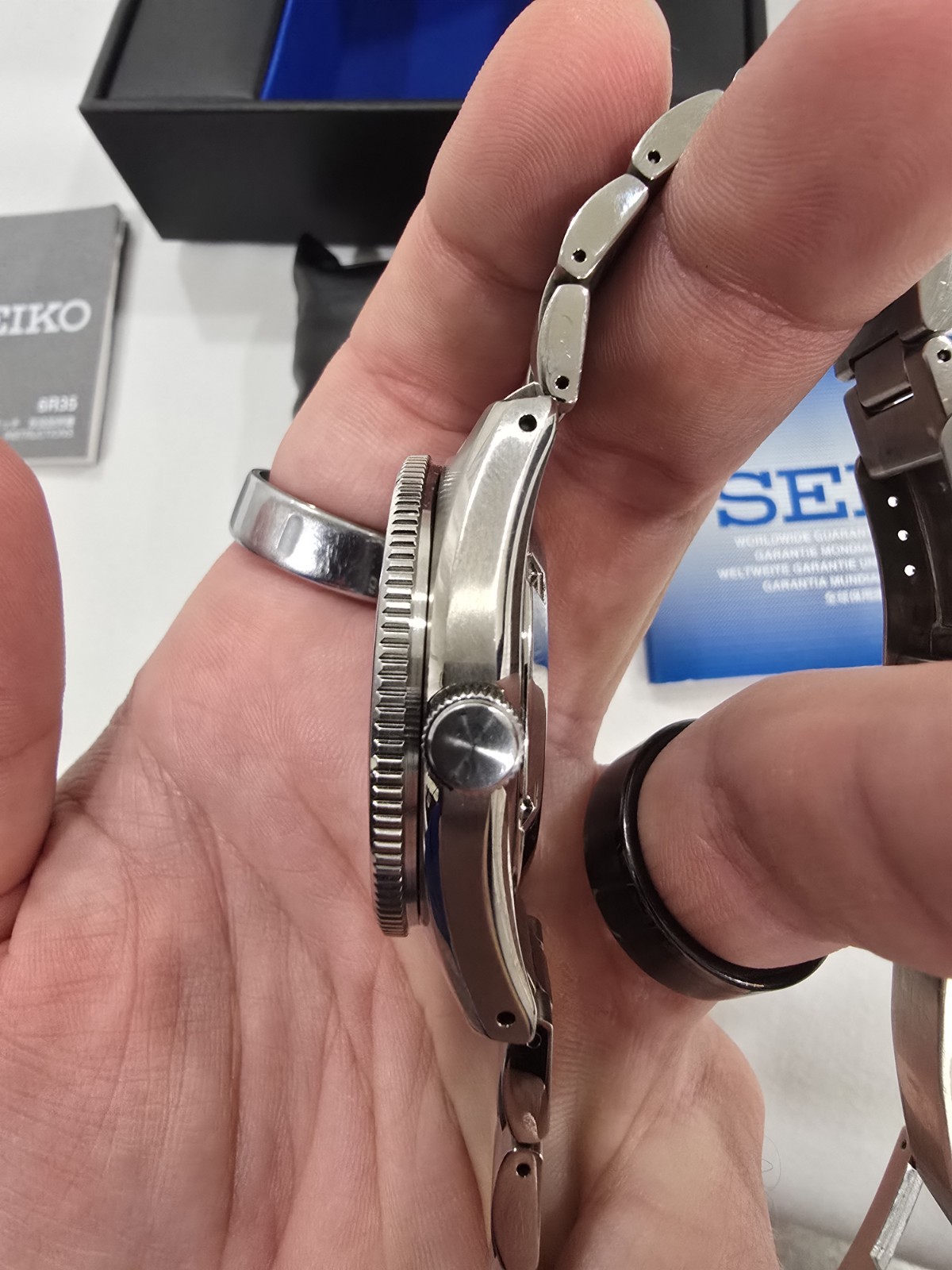 GREAT BNIB SEIKO PROSPEX SAVE THE OCEAN SBDC165 GLACIER AUTOMATIC MADE IN JAPAN