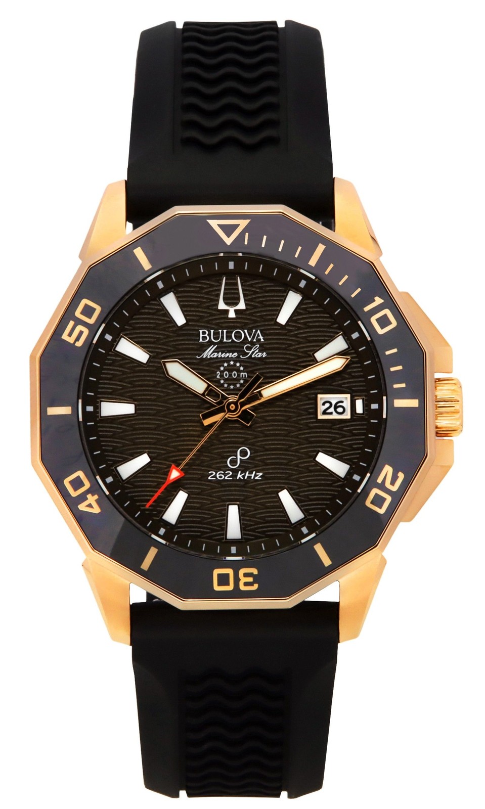 Bulova Marine Star Brown Dial Precisionist Quartz Diver’s Men’s Watch 98B421