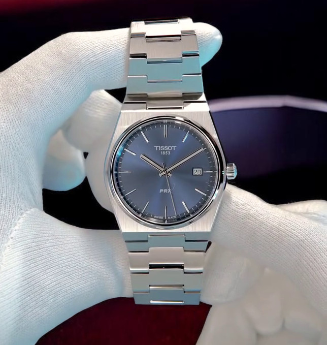 Tissot PRX Men’s T137.410.11.041.00 Quartz Watch Blue Dial Stainless Steel 40MM