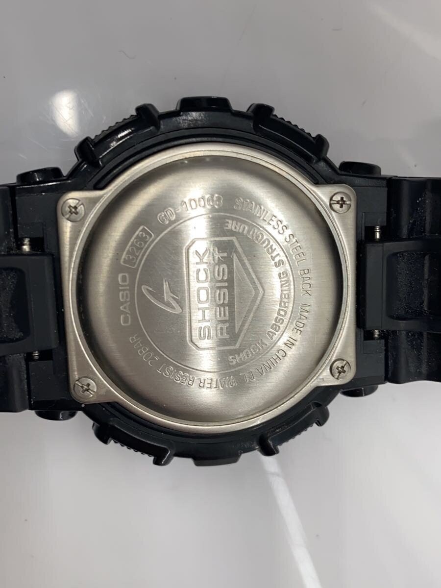 g shock Watch Analog GLD BLK Plastic GD 100GB