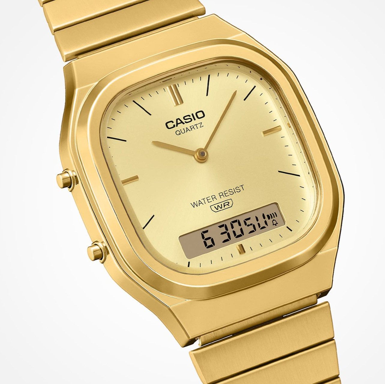 Casio Classic AQ-240EG-9AJF Quartz Gold Dial 35.8mm Watch