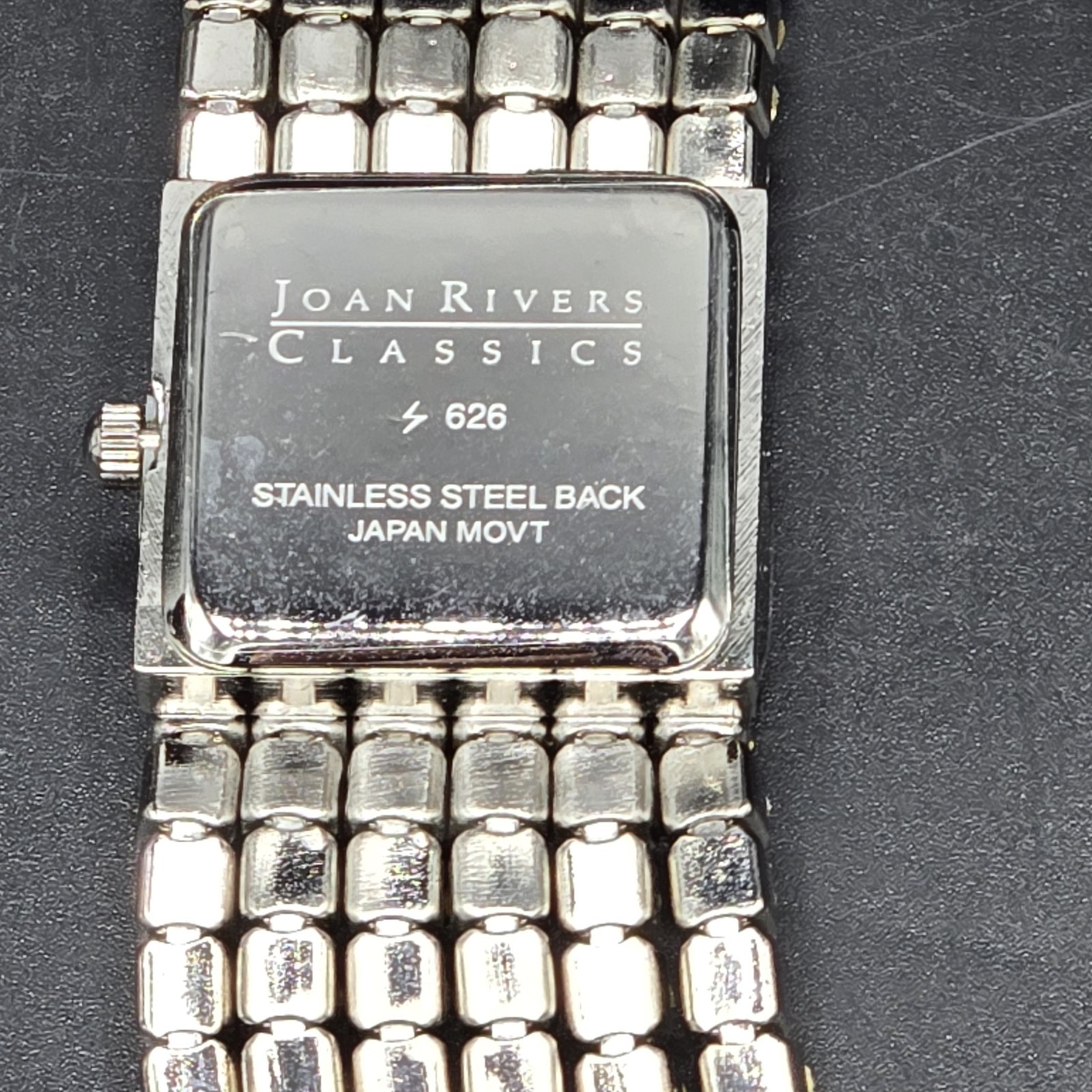 Joan Rivers Classics Rhinestone Watch 6–7” Quartz Bracelet w/ Box & Extra Links